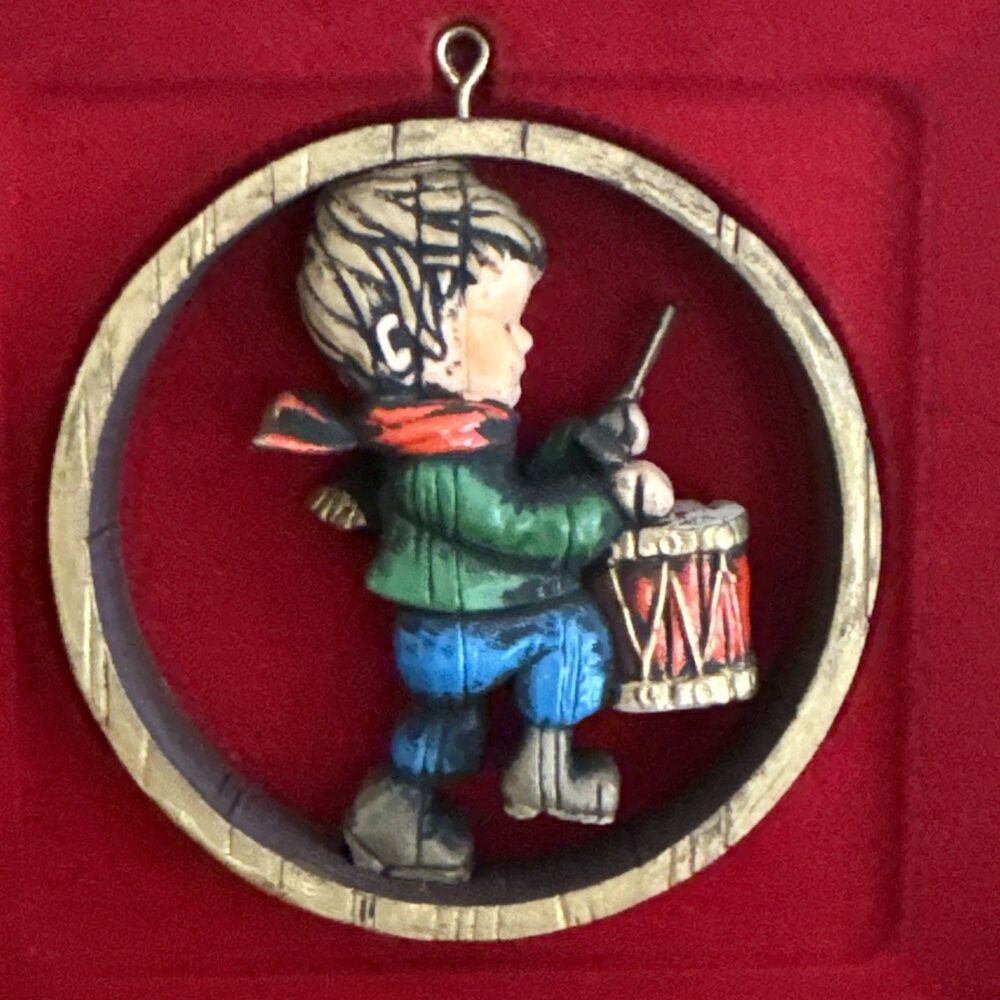 Hallmark 1975 Nostalgia Little Drummer Boy Ornament Original Box Vintage